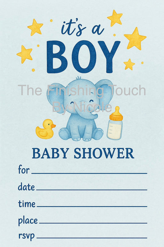 baby invites