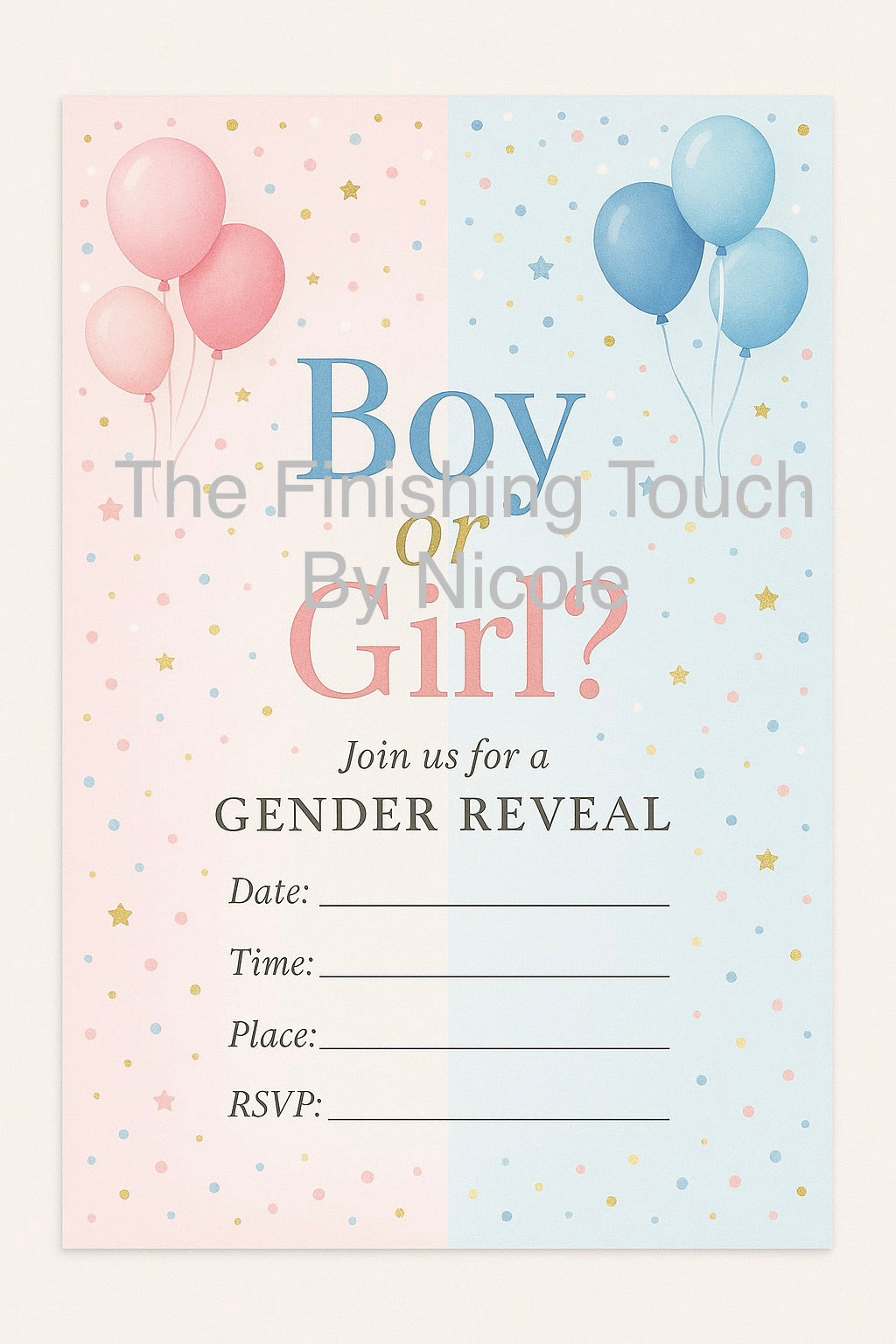 baby invites