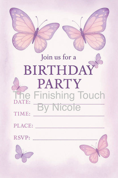 all other birthday invites