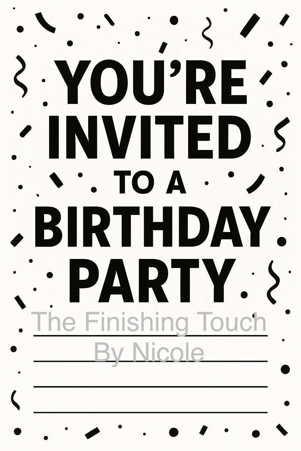 gender neutral invites