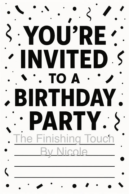 gender neutral invites