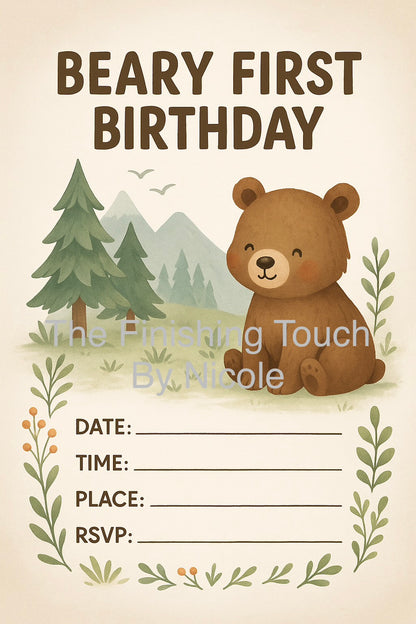 birthday invites - younger
