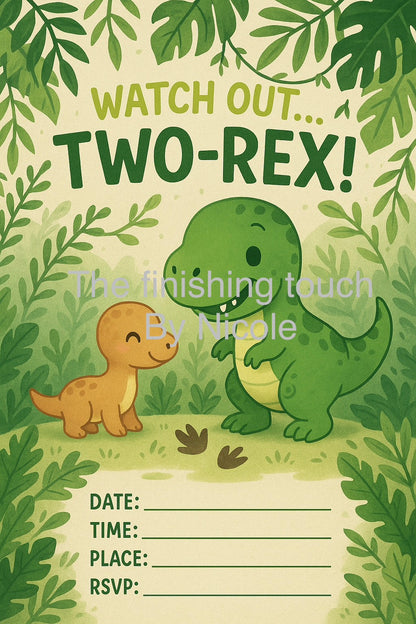 birthday invites - younger