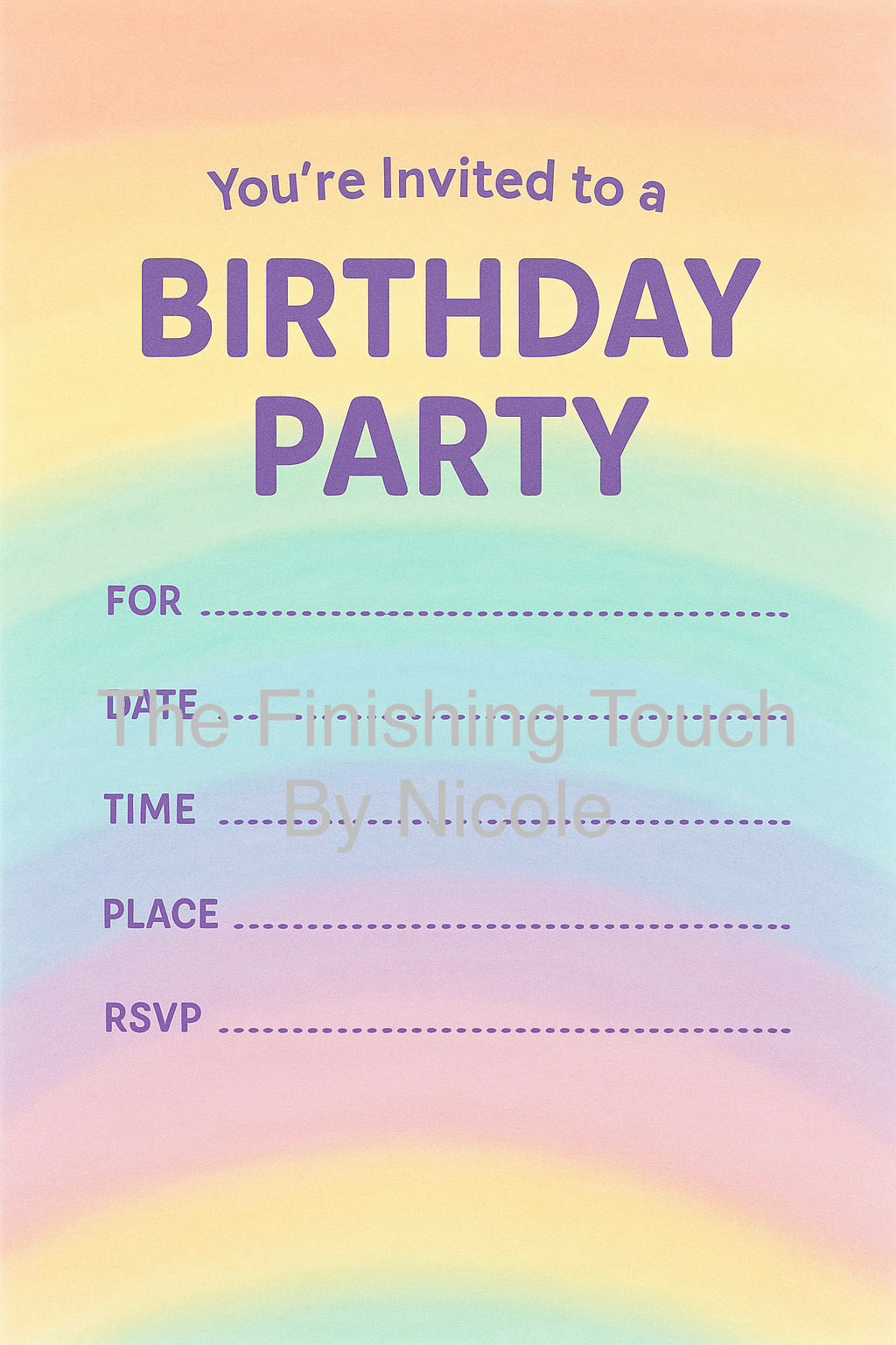 gender neutral invites