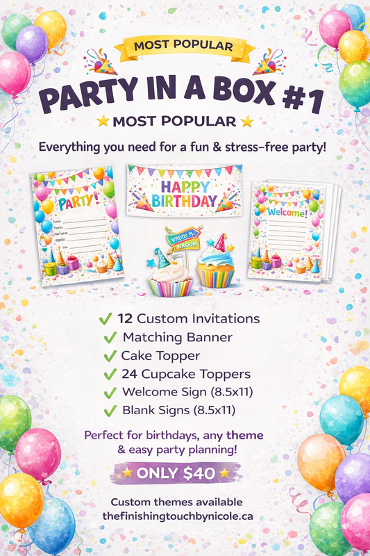 party in a box option 1