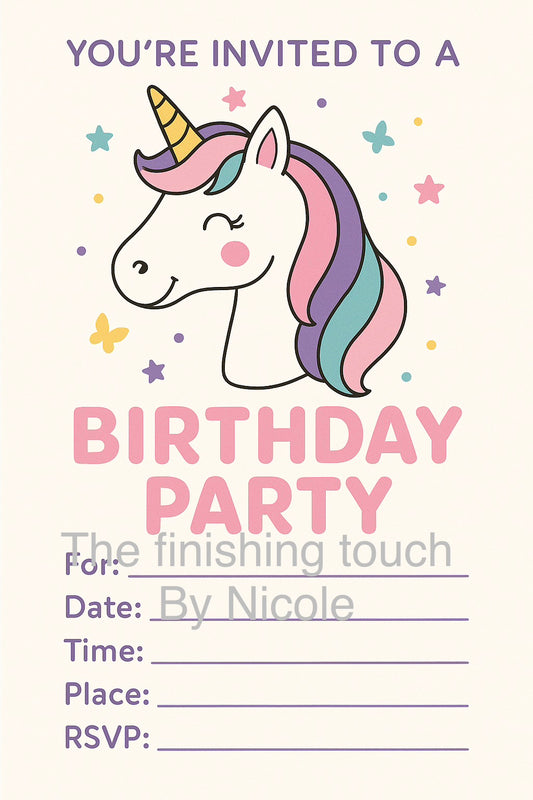 all other birthday invites