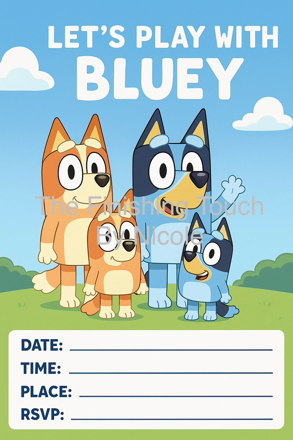 all other birthday invites
