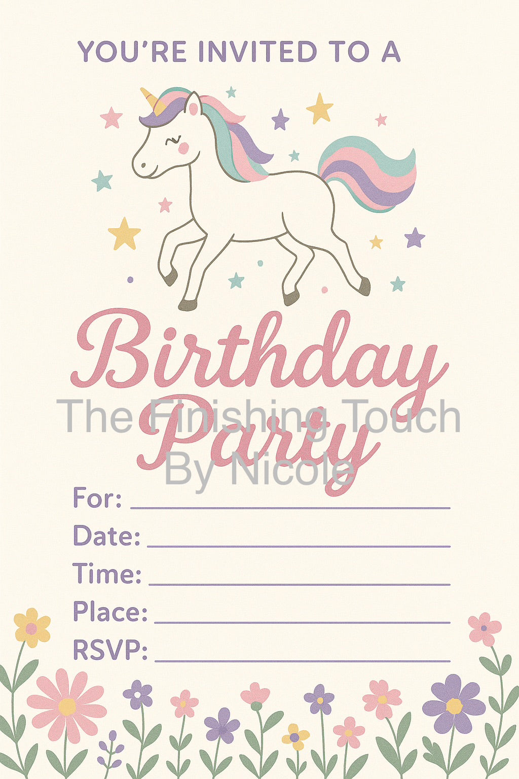 all other birthday invites