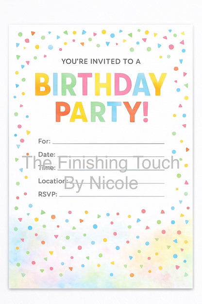 gender neutral invites
