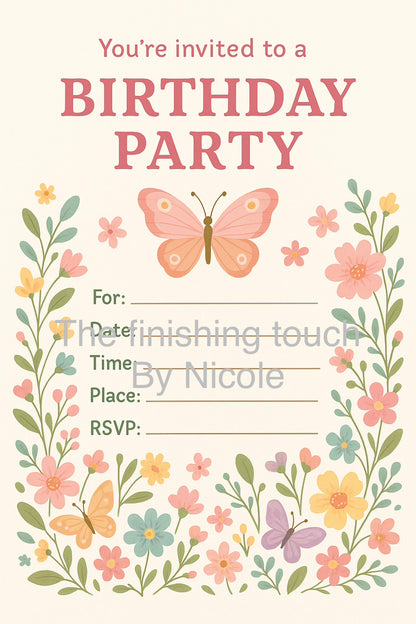 all other birthday invites