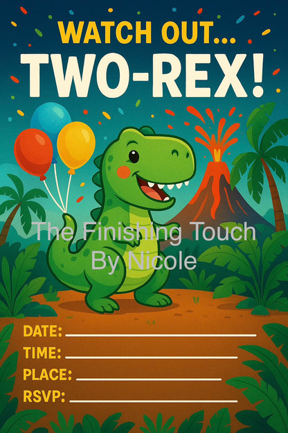 birthday invites - younger