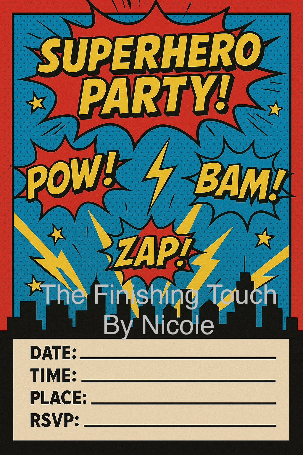 all other birthday invites
