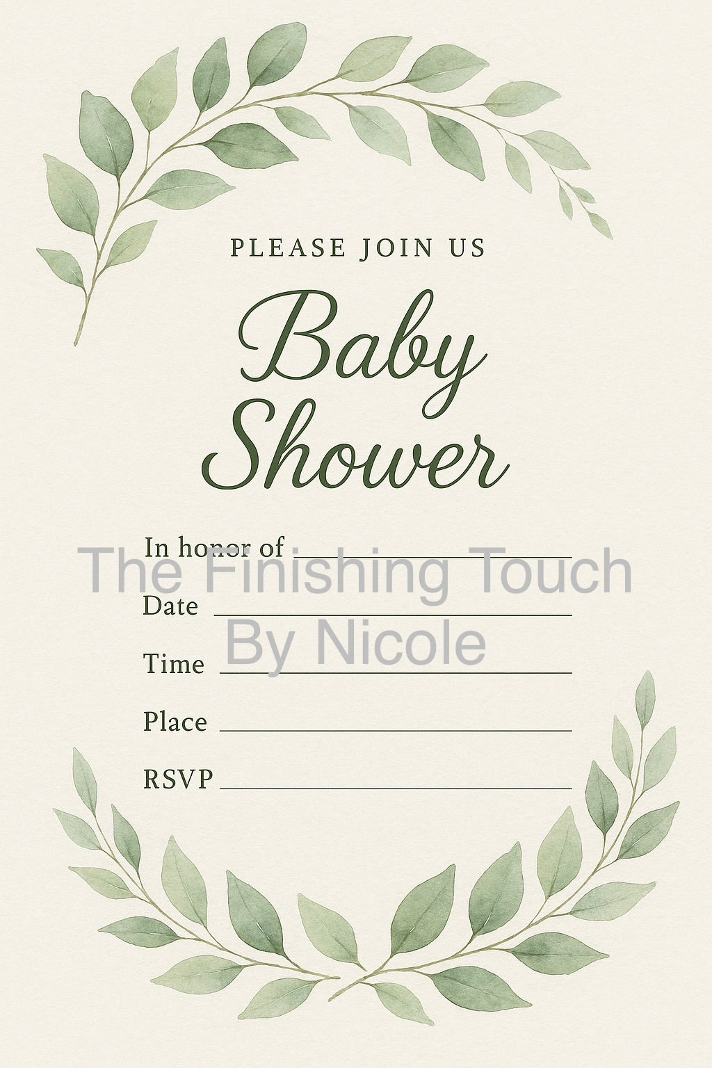 baby invites