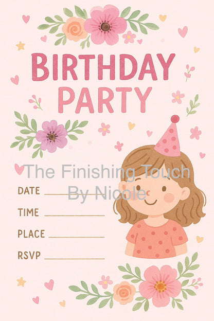 all other birthday invites