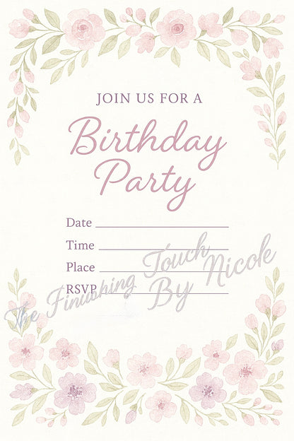 all other birthday invites