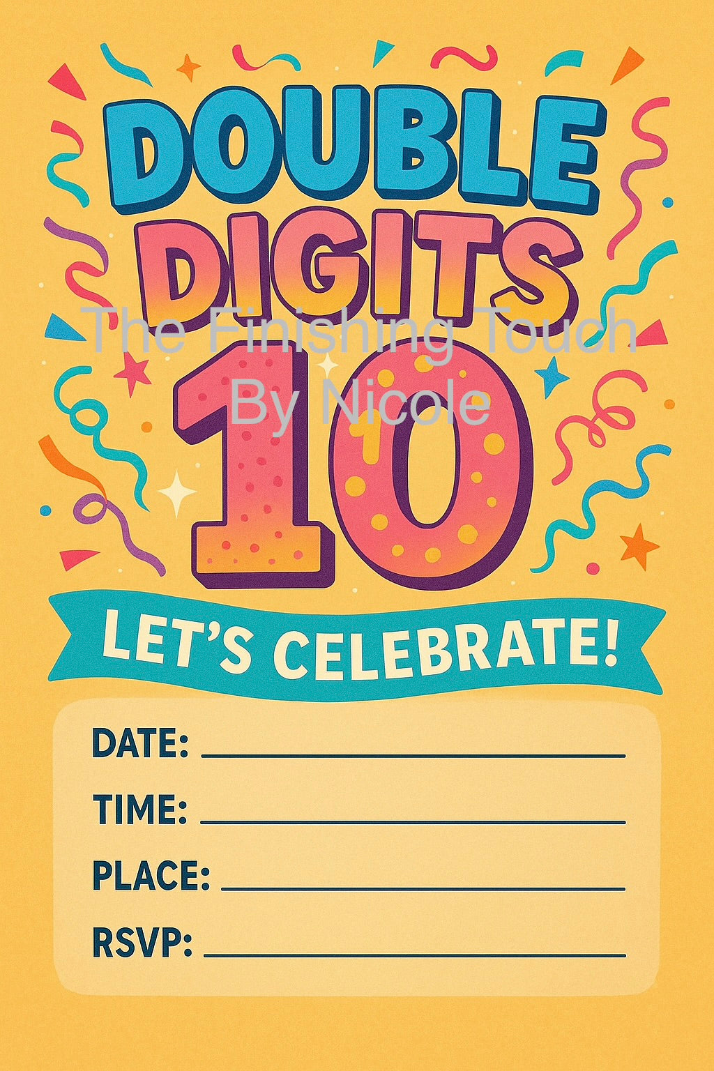 all other birthday invites