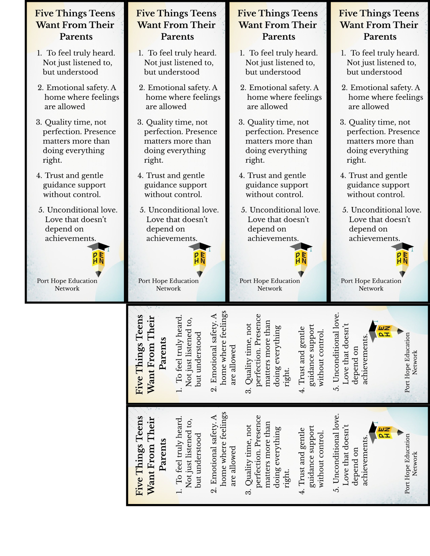 tickets / bookmarks