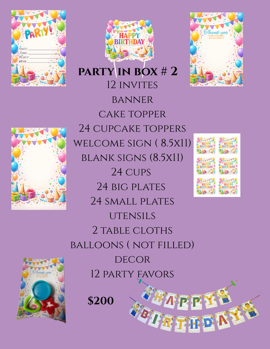 complete party in a box