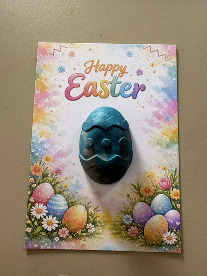 easter cards with crayon