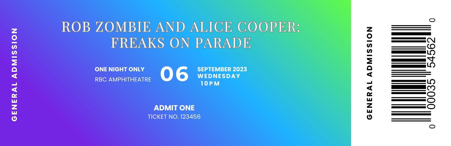 tickets / bookmarks